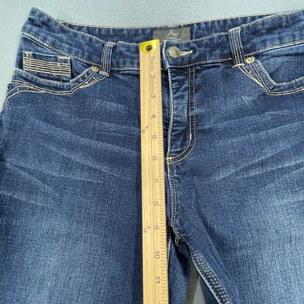 Chico's Blue So Lifting So Slimming Crop Jeans Women Size 1